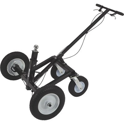 Heavy-Duty Adjustable Trailer Dolly with Brake — 1200-Lb. Capacity